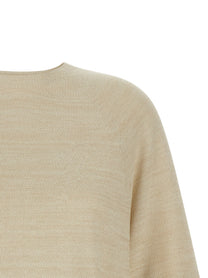 Fabiana Filippi Lamé Thread Sweater Gold
