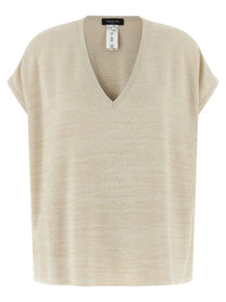 Fabiana Filippi Lamé Thread Sweater Gold