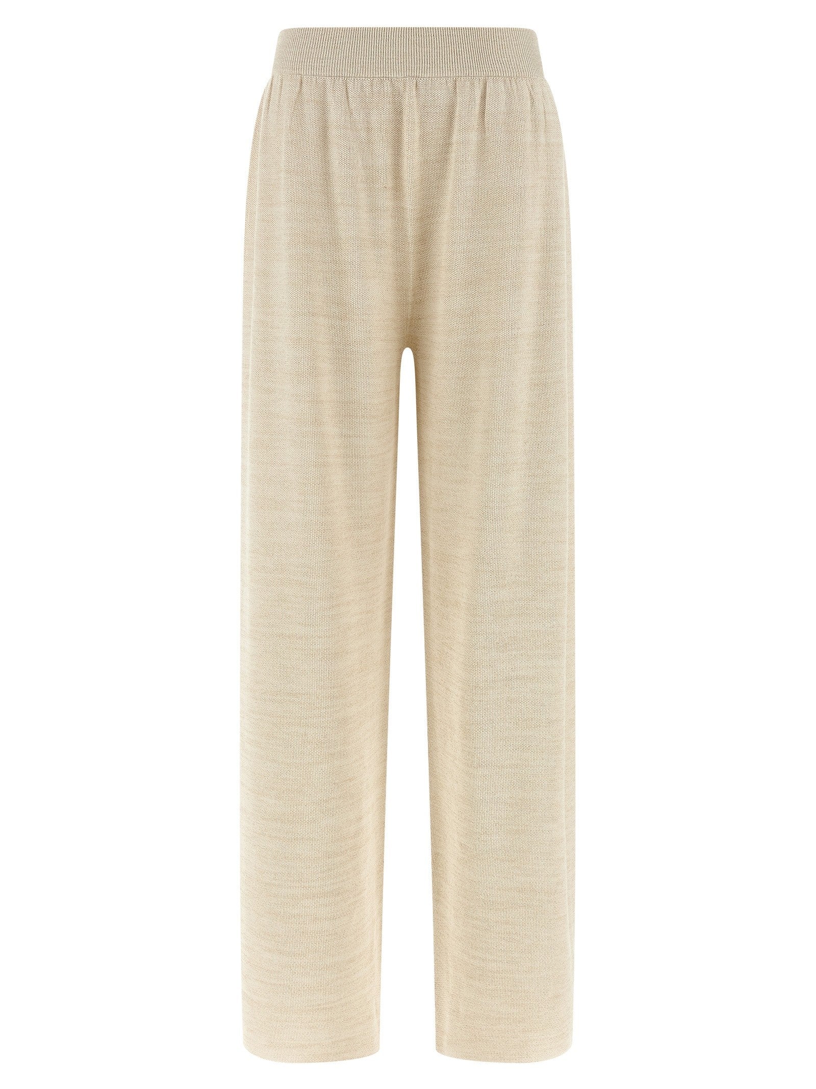 Fabiana Filippi Lamé Thread Trousers Gold