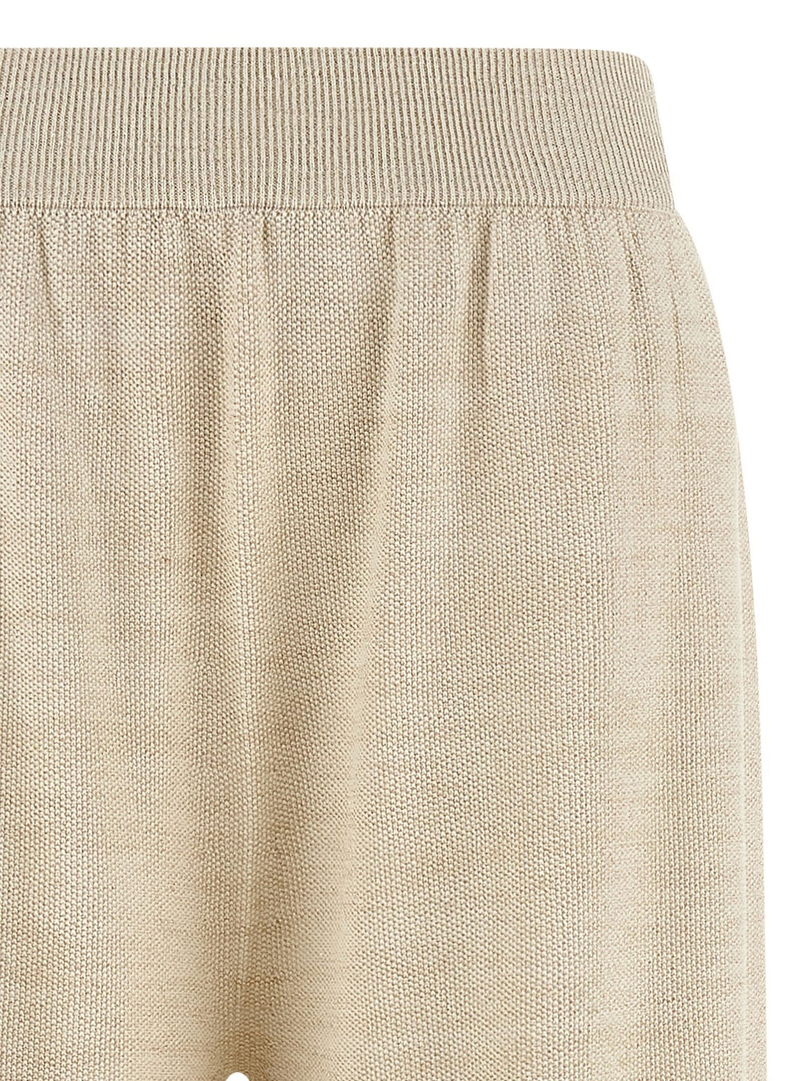 Fabiana Filippi Lamé Thread Trousers Gold