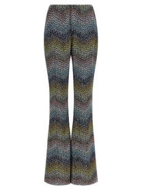 Missoni Lamé Viscose Pants Gold