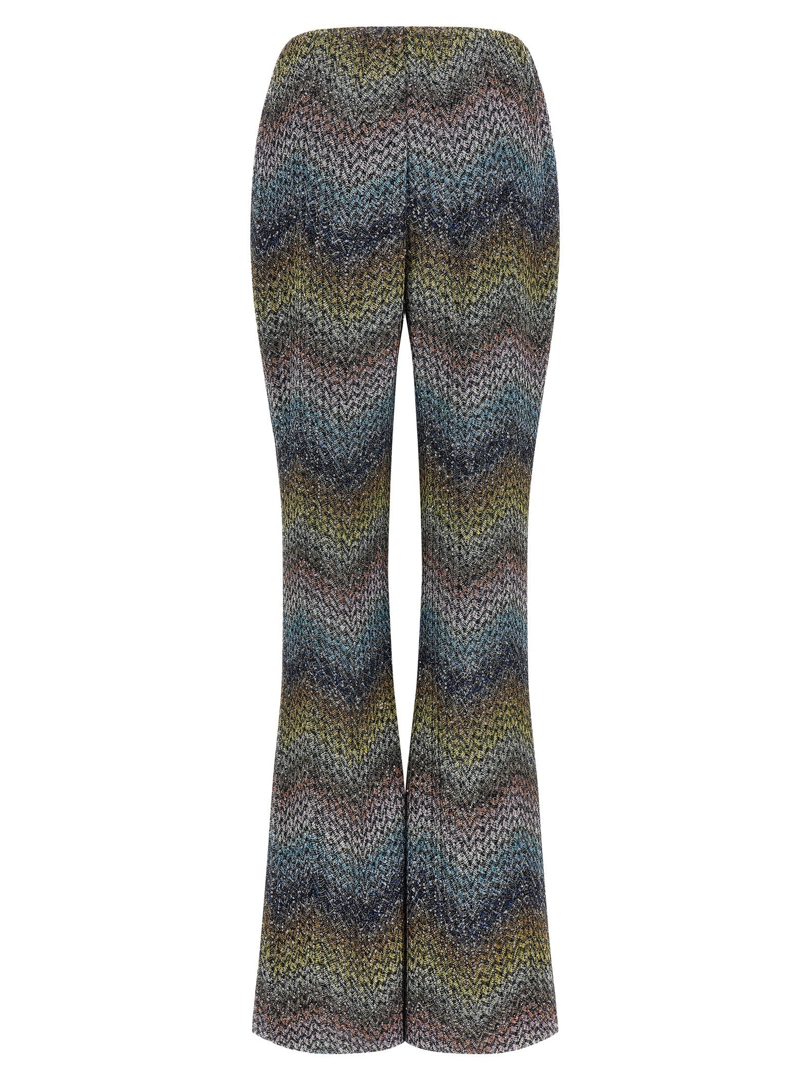 Missoni Lamé Viscose Pants Gold