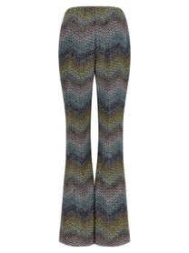Missoni Lamé Viscose Pants Gold