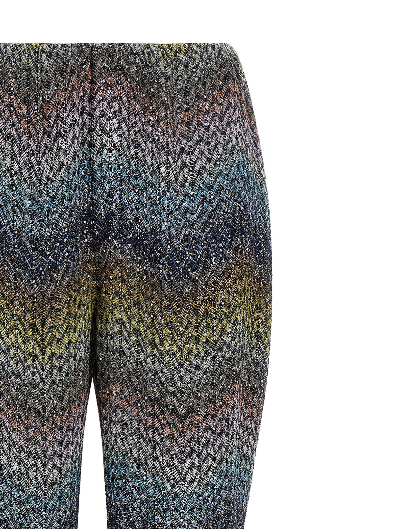 Missoni Lamé Viscose Pants Gold