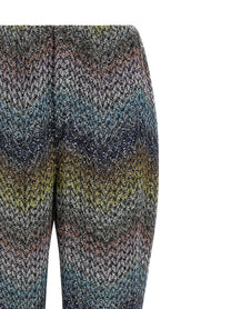 Missoni Lamé Viscose Pants Gold