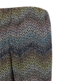Missoni Lamé Viscose Pants Gold