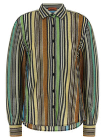 Missoni Lamé Viscose Shirt Gold