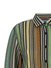 Missoni Lamé Viscose Shirt Gold