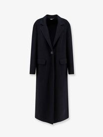 Hevò Women's Lamiedolimpia Wool Coat Blue