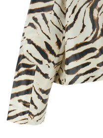 Ganni Laminated Fabric Jacket Gold