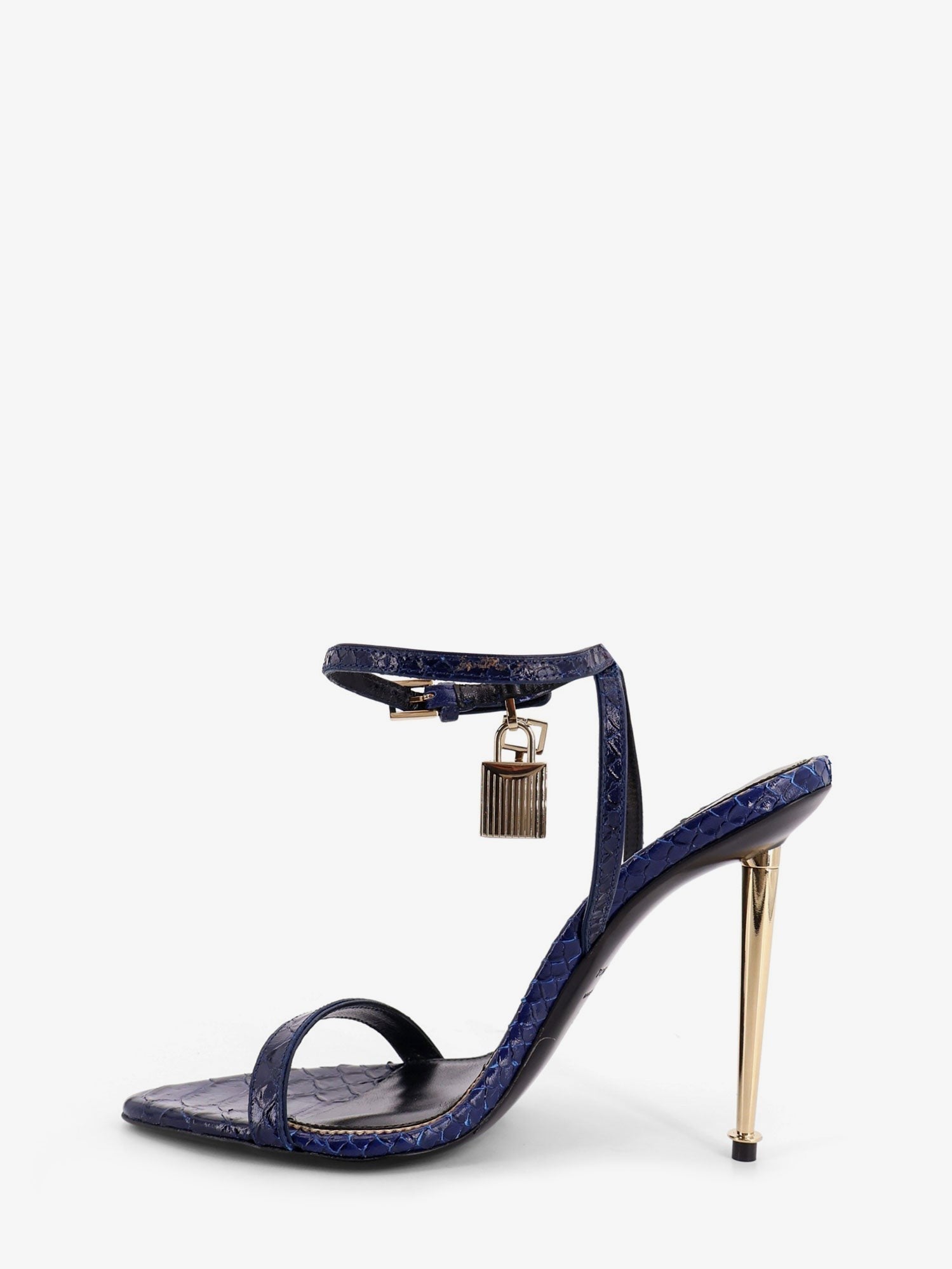 Tom Ford Women's Padlock Sandals Blue