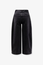 LAMRONS Women's Balloon Fit Black Denim Jeans Grey, view 2