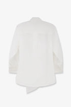 LAMRONS Women's Cotton Shirt White, view 2