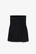 LAMRONS Women's Cotton and Silk Blend Top Black, view 2