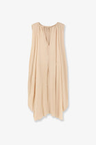 LAMRONS Women's Modal and Silk Blend Dress Beige, view 2