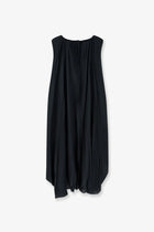 LAMRONS Women's Modal and Silk Blend Dress Black, view 2