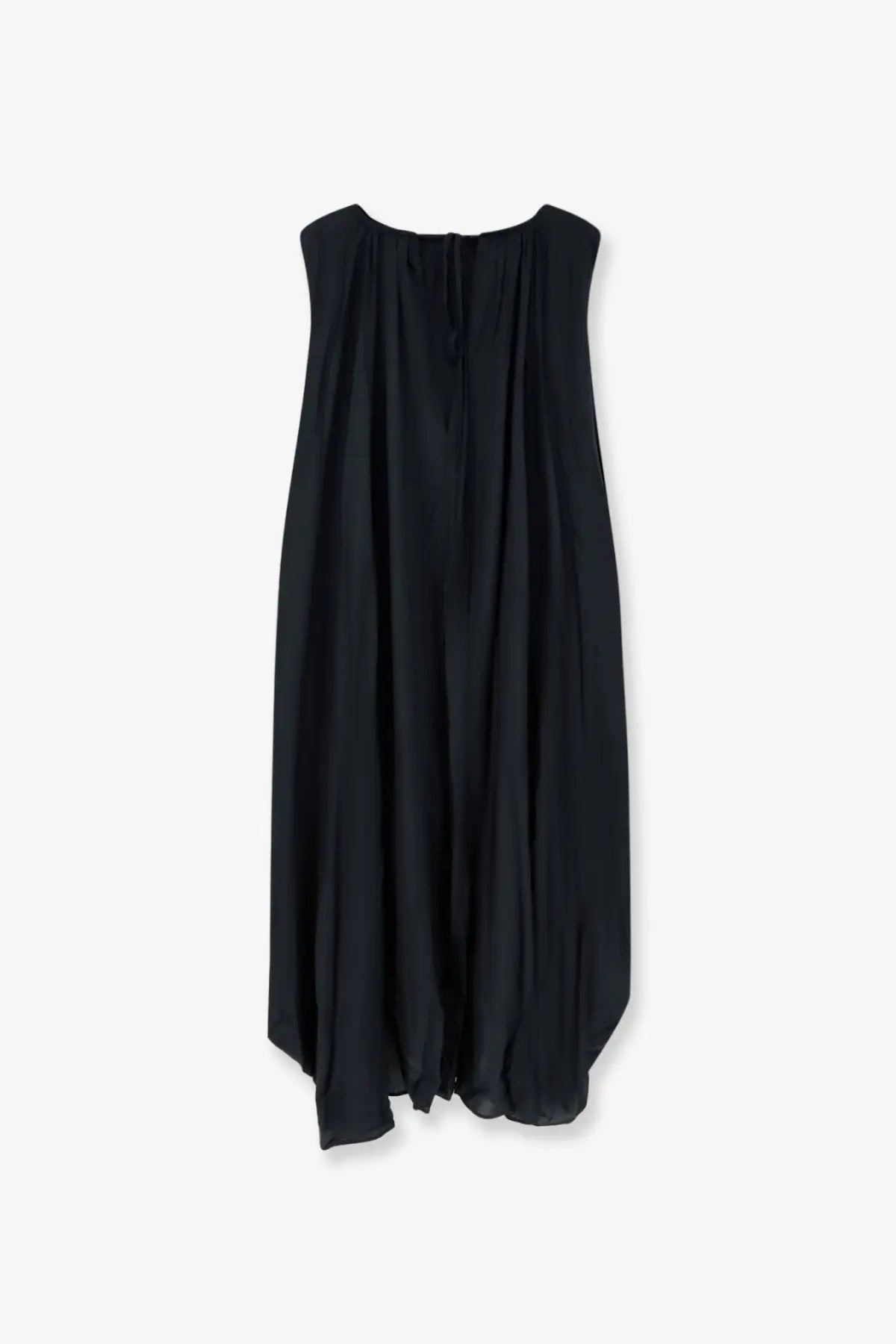 LAMRONS Women's Modal and Silk Blend Dress Black, view 2