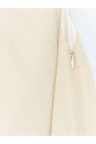 LAMRONS Women's Viscose and Lyocell Blend Dress White, view 3