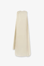LAMRONS Women's Viscose and Lyocell Blend Dress White, view 2