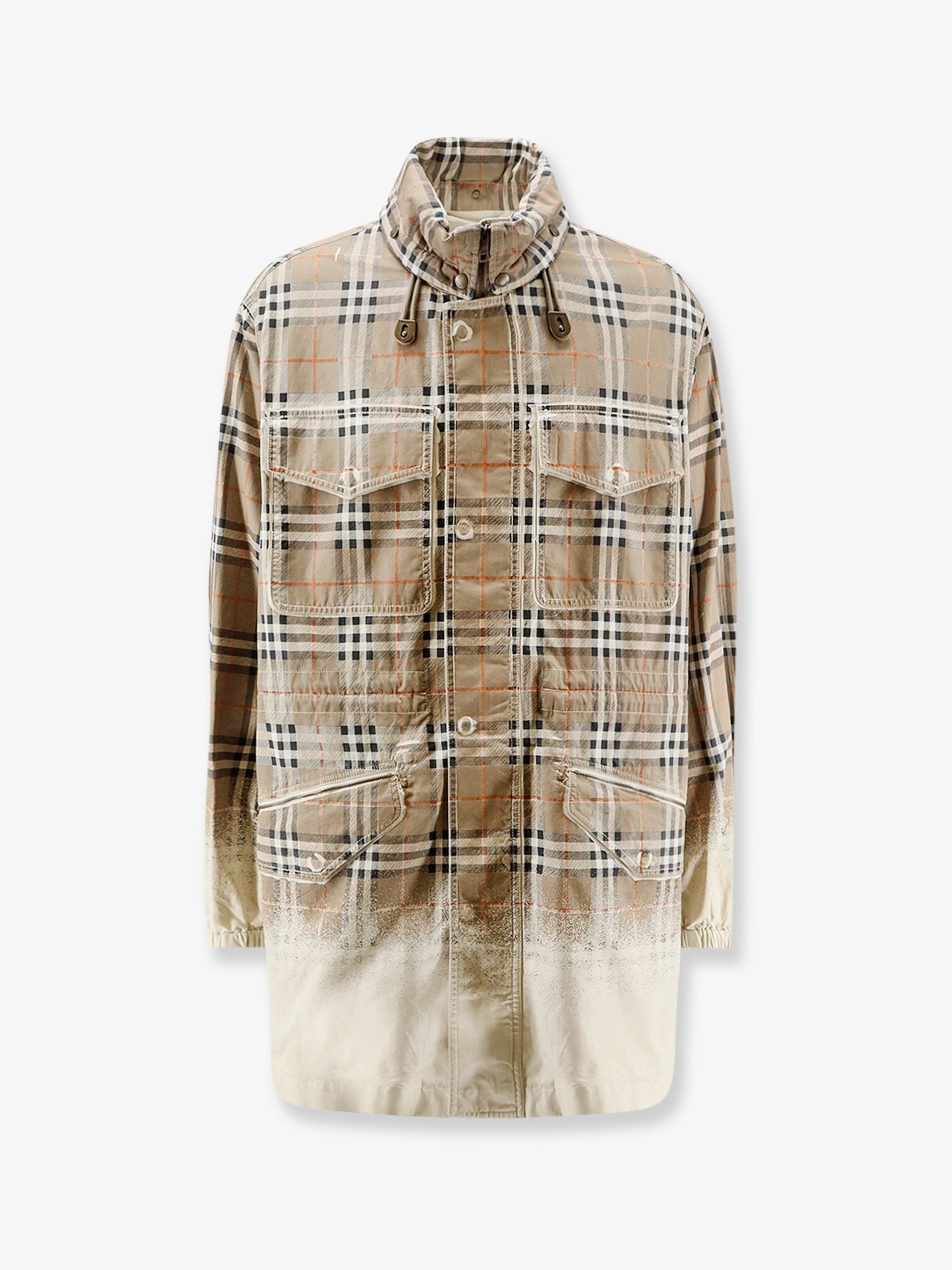 Burberry Men's Lancaster Cotton Coat Beige