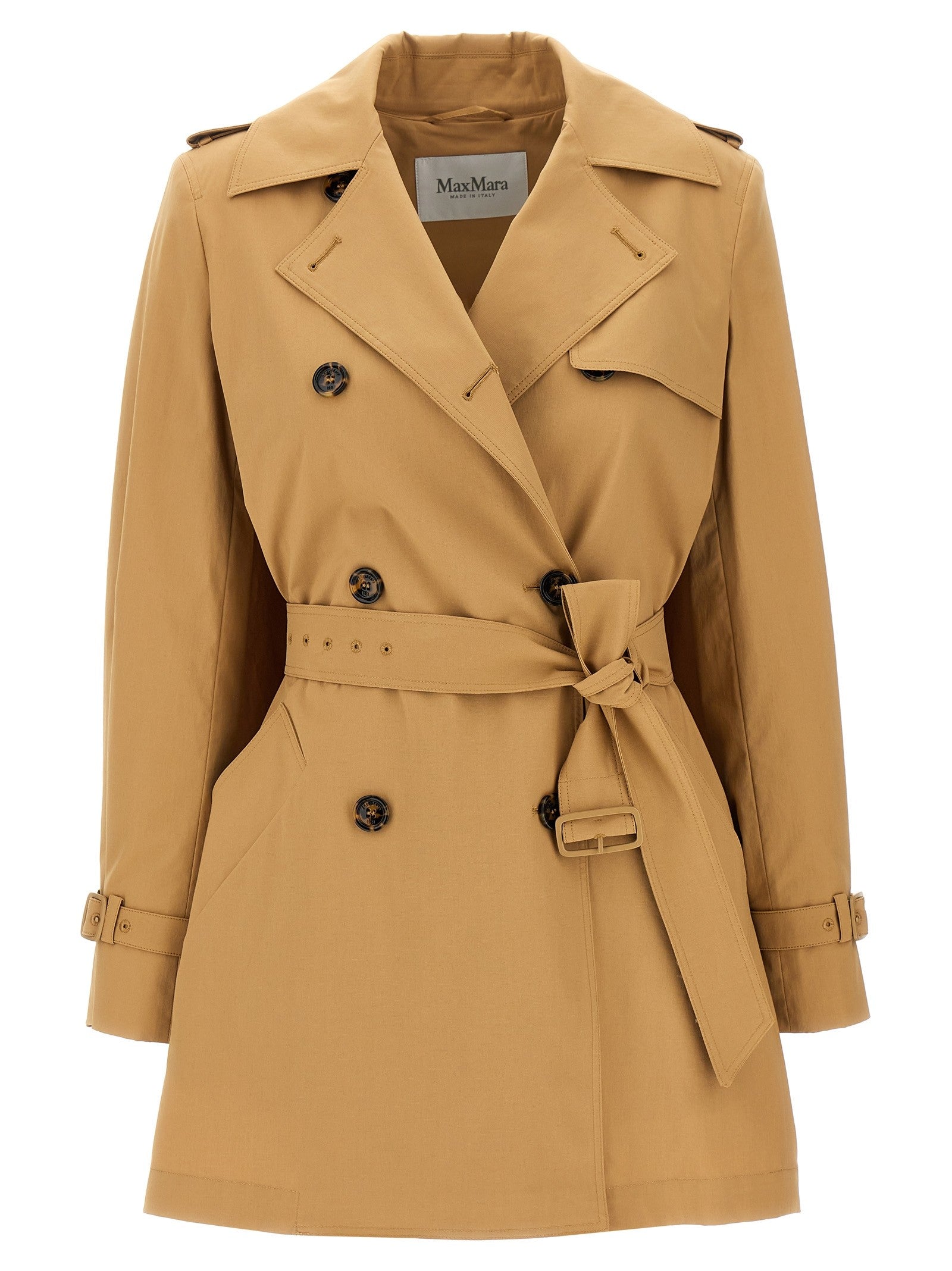 Max Mara Landa Raincoat Brown