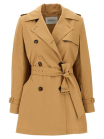 Max Mara Landa Raincoat Brown