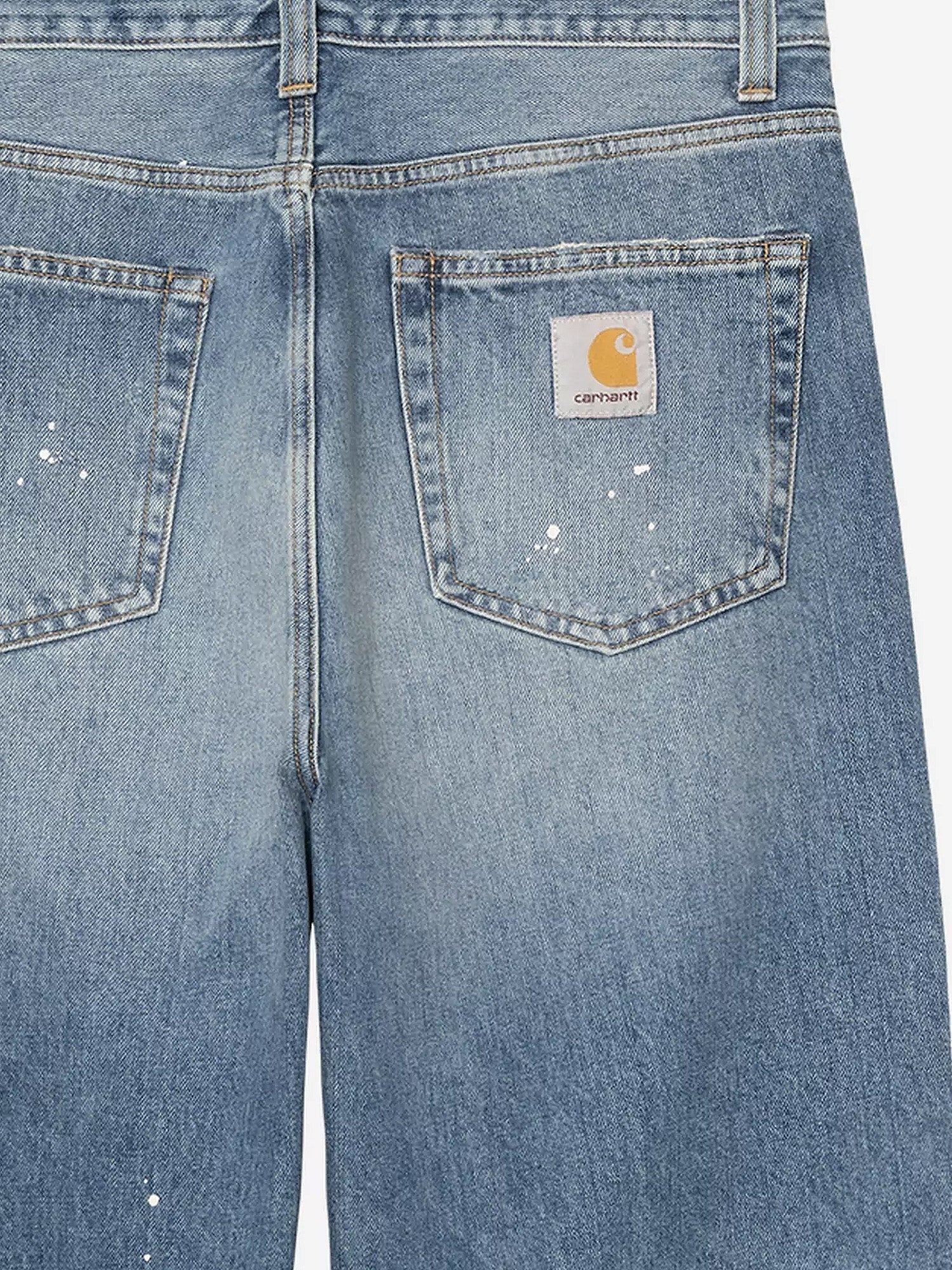Carhartt Wip Men's Landon Blue Denim Jeans Blue