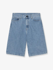 Carhartt Wip Men's Langdon Blue Denim Bermuda Short Blue
