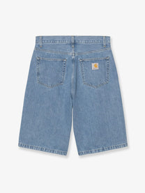 Carhartt Wip Men's Langdon Blue Denim Bermuda Short Blue