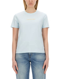 Lanvin - Lanvin T Shirt With Logo - Woman-&gt;Clothing-&gt;t-shirts