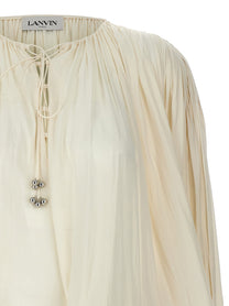 LANVIN - LANVIN - Wide blouse - Women’s Tops
