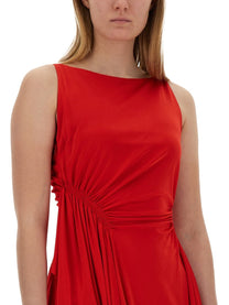 Lanvin - Lanvin Dress With Drape - Woman-&gt;Clothing-&gt;Dresses