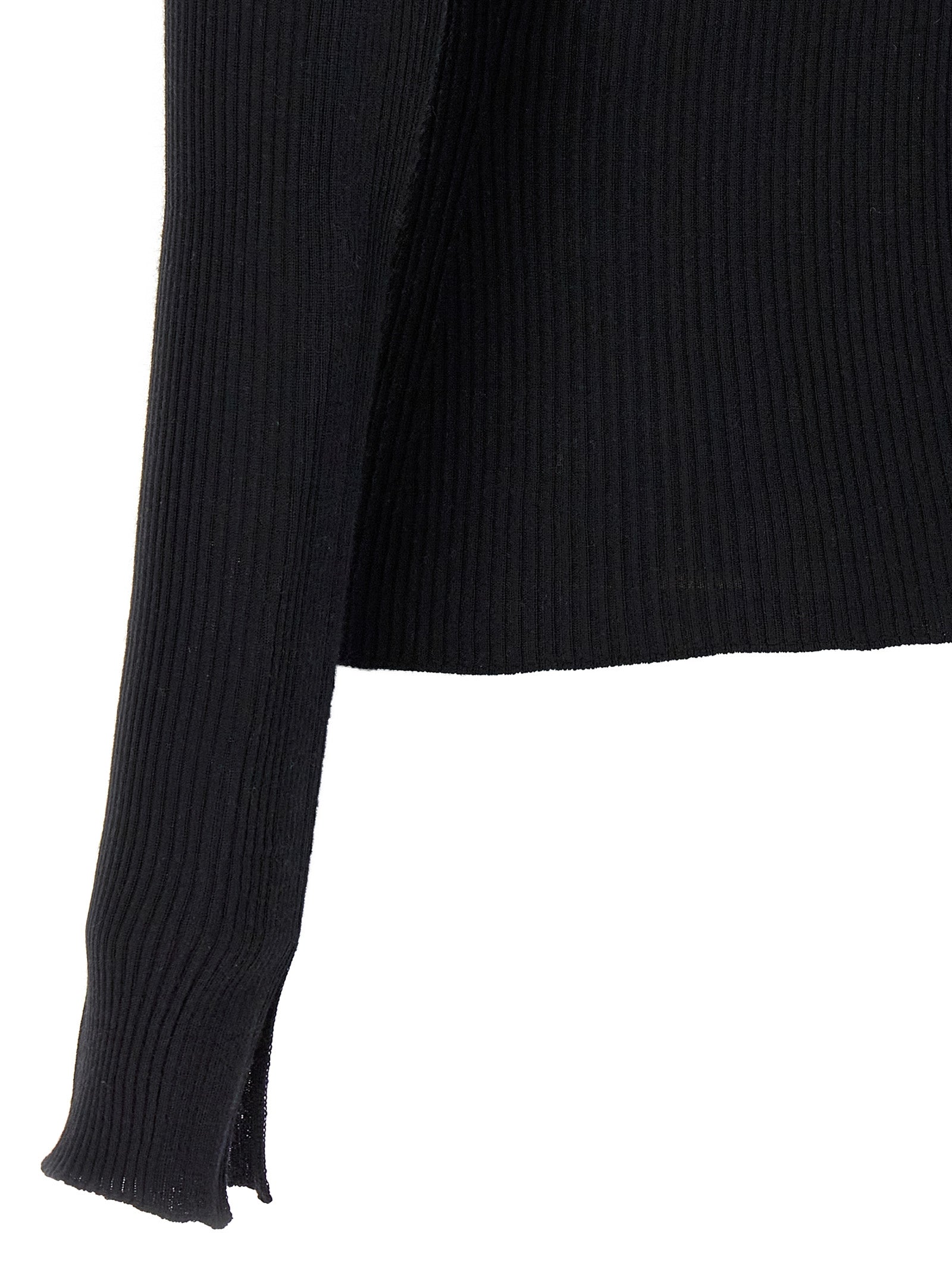 LANVIN - LANVIN - Ribbed sweater - Women’s Knitwear
