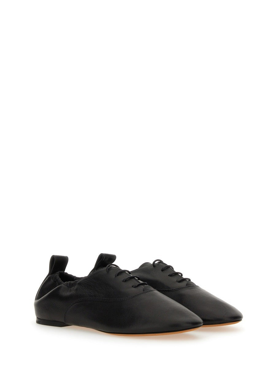 Lanvin - Lanvin Lace Up Slipper - Woman-&gt;FOOTWEAR-&gt;LACE-UPS
