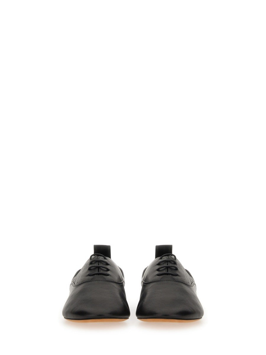 Lanvin - Lanvin Lace Up Slipper - Woman-&gt;FOOTWEAR-&gt;LACE-UPS
