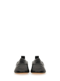 Lanvin - Lanvin Lace Up Slipper - Woman-&gt;FOOTWEAR-&gt;LACE-UPS