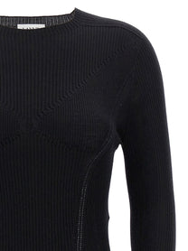 LANVIN - LANVIN - Ribbed sweater - Women’s Knitwear