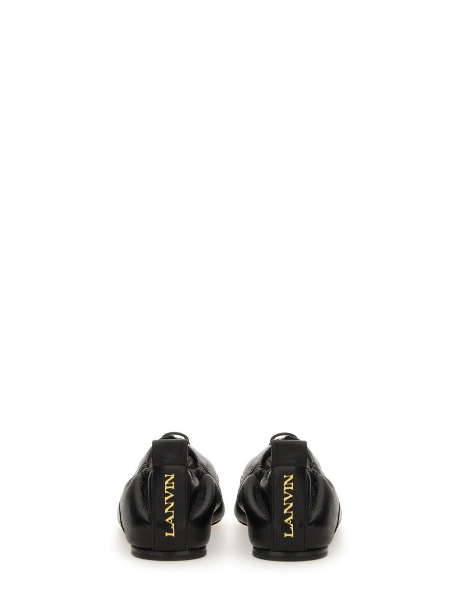 Lanvin - Lanvin Lace Up Slipper - Woman-&gt;FOOTWEAR-&gt;LACE-UPS