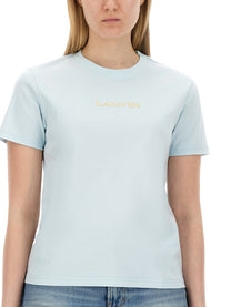 Lanvin - Lanvin T Shirt With Logo - Woman-&gt;Clothing-&gt;t-shirts