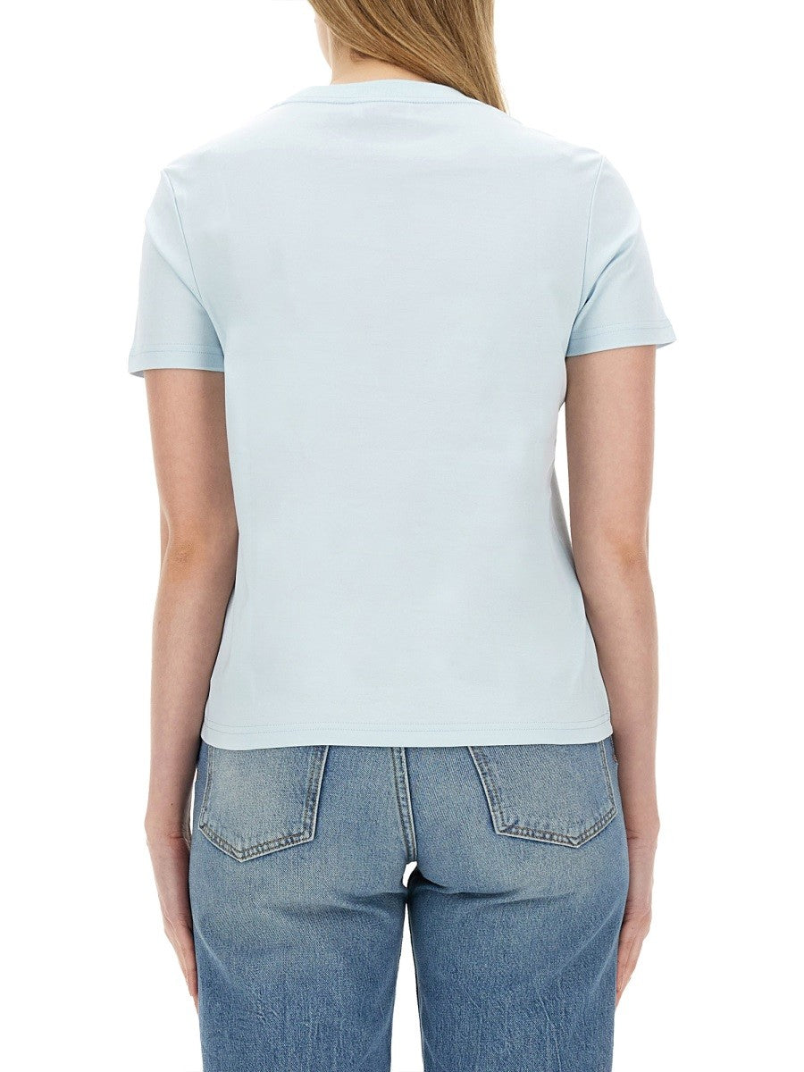 Lanvin - Lanvin T Shirt With Logo - Woman-&gt;Clothing-&gt;t-shirts