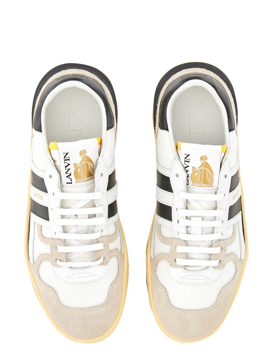 Lanvin - Lanvin Mesh Suede And Nappa Leather Sneaker - Women’s Shoes