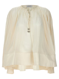 LANVIN - LANVIN - Wide blouse - Women’s Tops