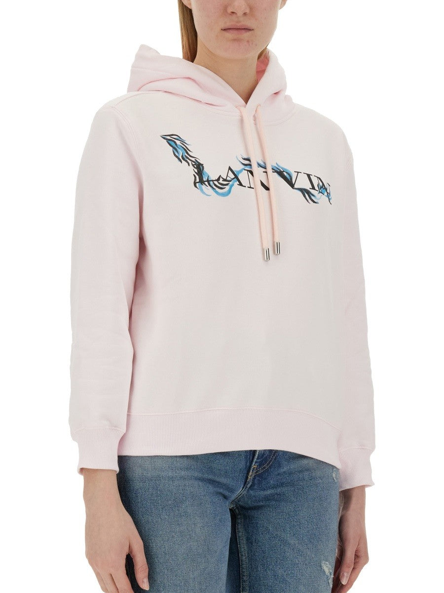 Lanvin - Lanvin Sweatshirt With Print - Woman-&gt;Clothing-&gt;sweatshirts