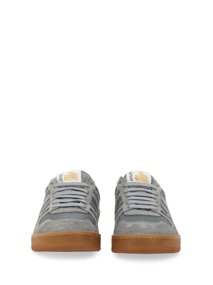 Lanvin - Lanvin Mesh Suede And Nappa Leather Sneaker - Women’s Shoes