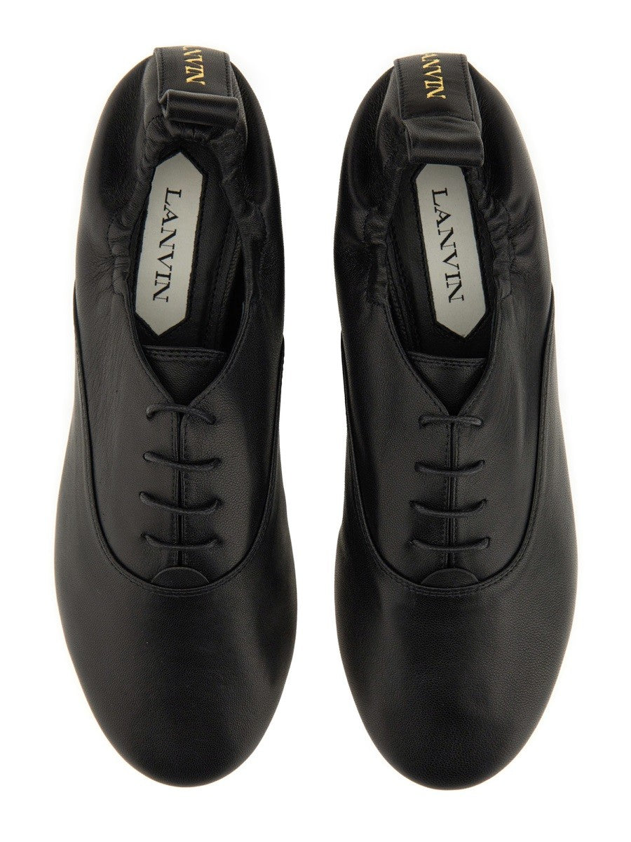 Lanvin - Lanvin Lace Up Slipper - Woman-&gt;FOOTWEAR-&gt;LACE-UPS