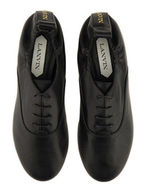 Lanvin - Lanvin Lace Up Slipper - Woman-&gt;FOOTWEAR-&gt;LACE-UPS