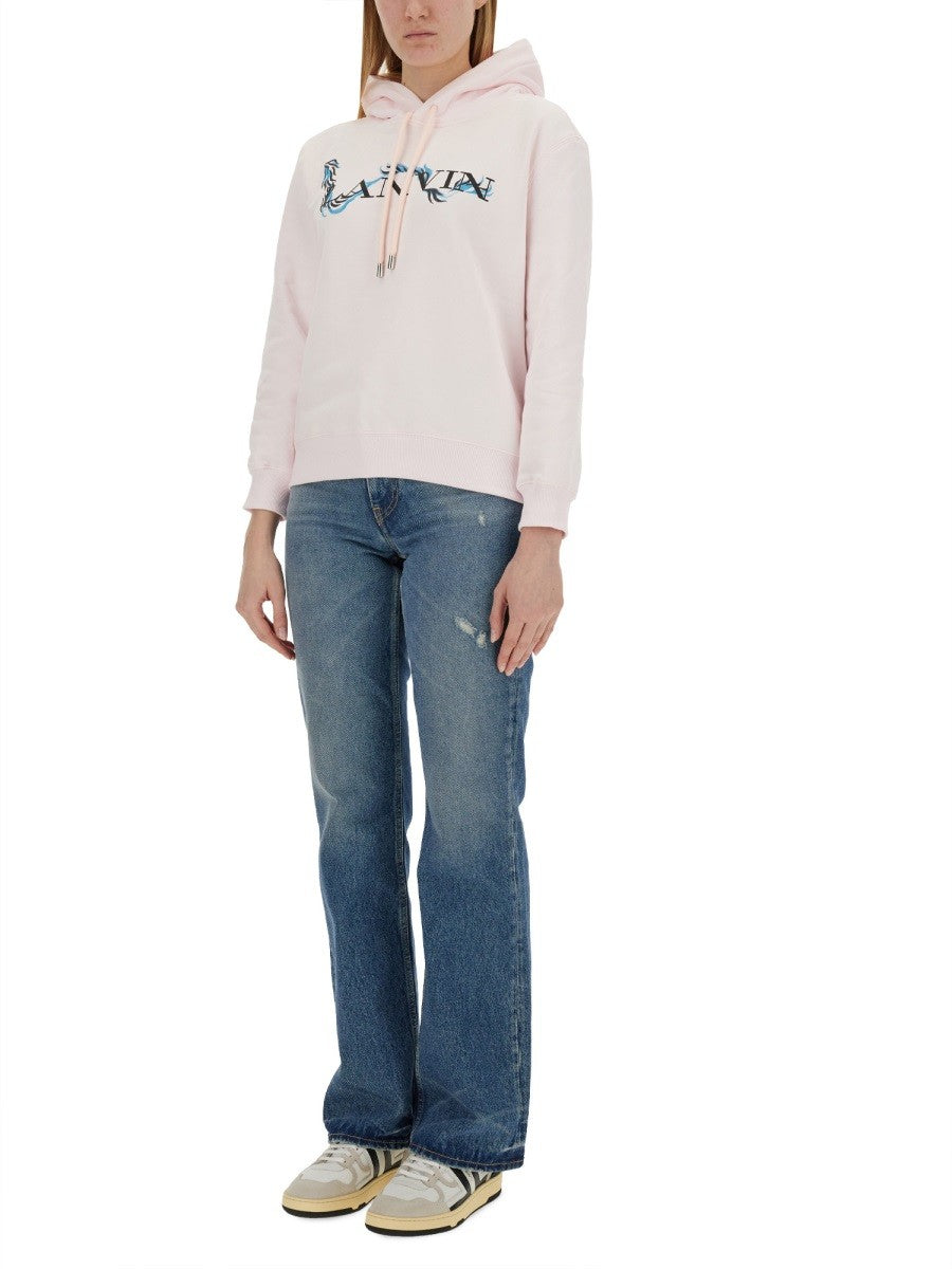 Lanvin - Lanvin Sweatshirt With Print - Woman-&gt;Clothing-&gt;sweatshirts