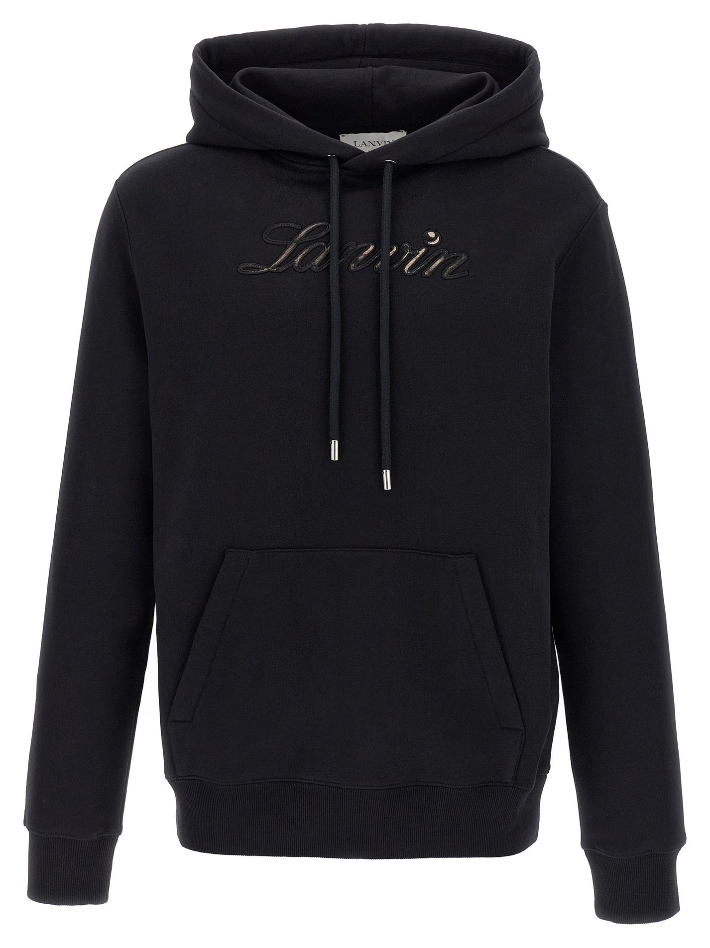 LANVIN - LANVIN - Logo hoodie - Men’s Sweatshirts