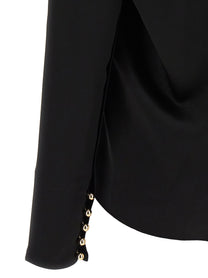 LANVIN - LANVIN - Metallic detail blouse - Women’s Tops