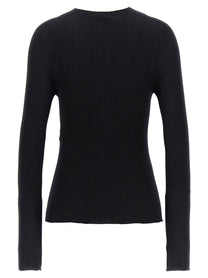 LANVIN - LANVIN - Ribbed sweater - Women’s Knitwear